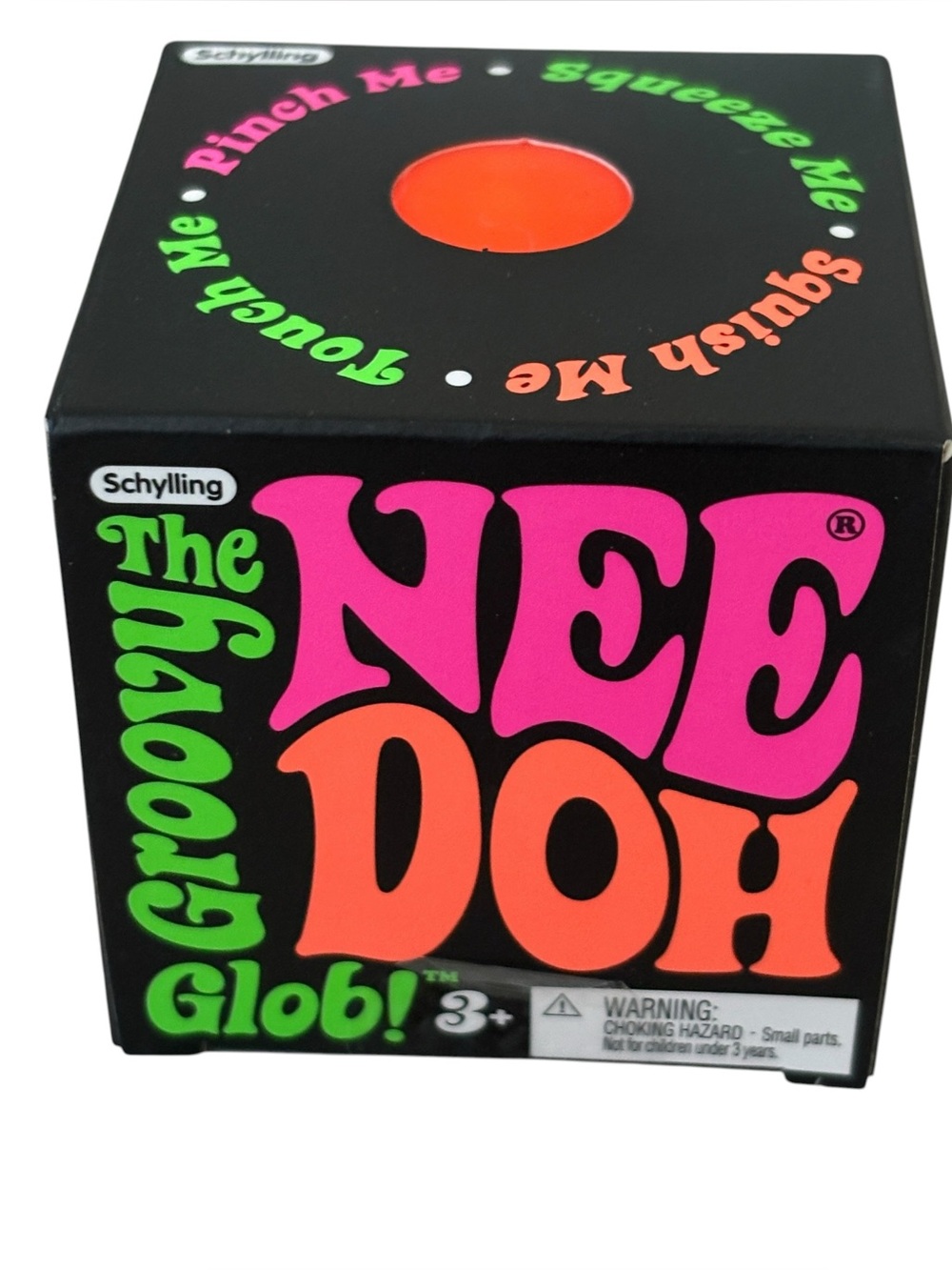 Needoh Schylling NEW NIB The Groovy Glob Orange Sensory Fidget